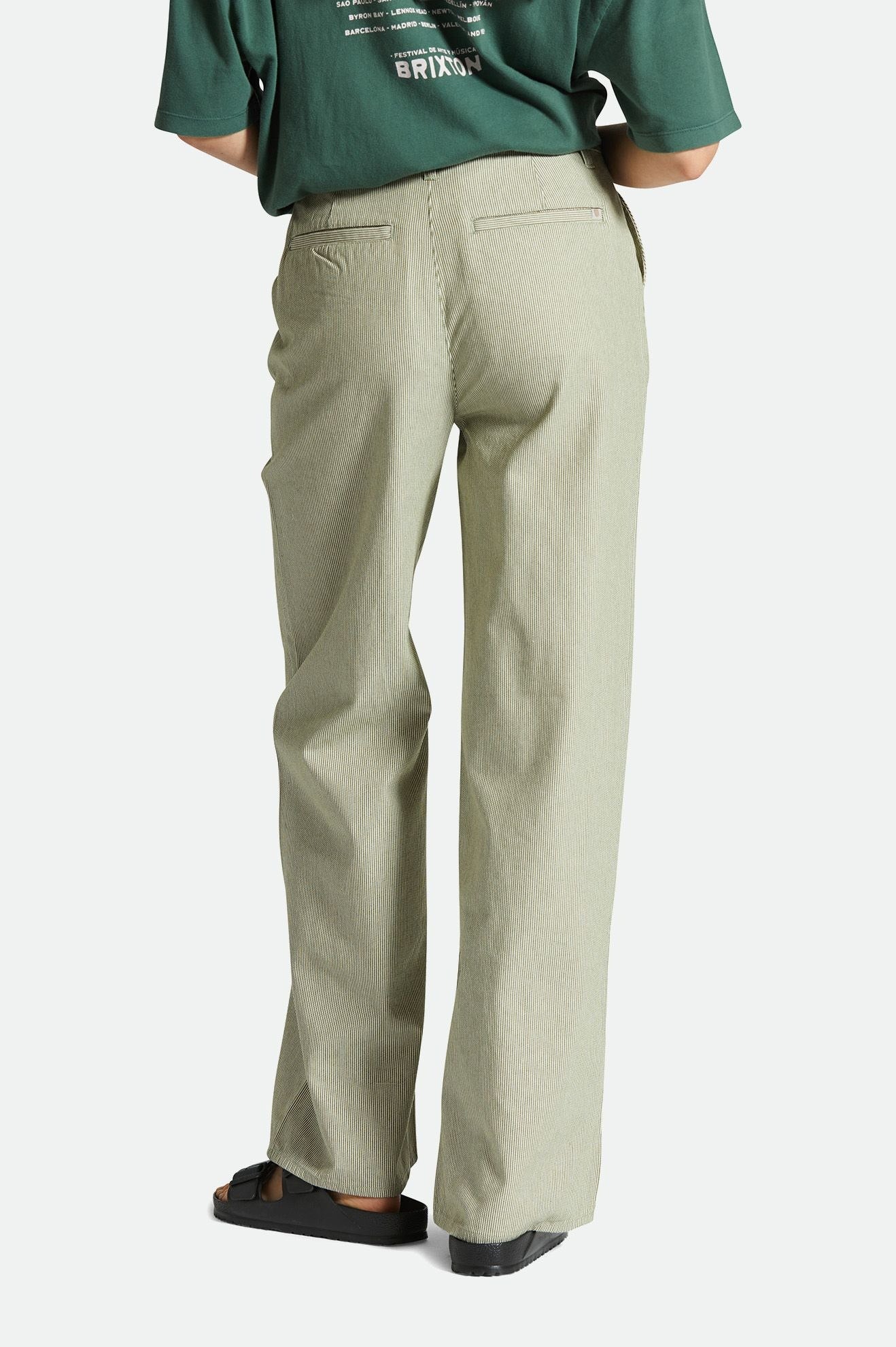 Victory Full Length Wide Leg Pant - Sea Kelp Stripe - Image 5